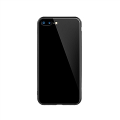 玻璃手机臻护外壳I7p/I8p(亮黑色)牛皮盒装-国内版CN