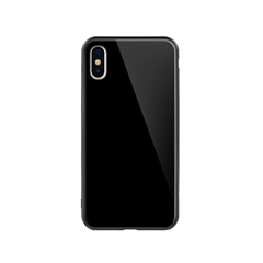 玻璃手机臻护外壳IX(亮黑色)牛皮盒装-国内版CN