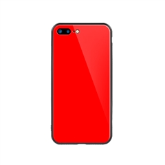 玻璃手机臻护外壳I7p/I8p(红色)牛皮盒装-国内版CN